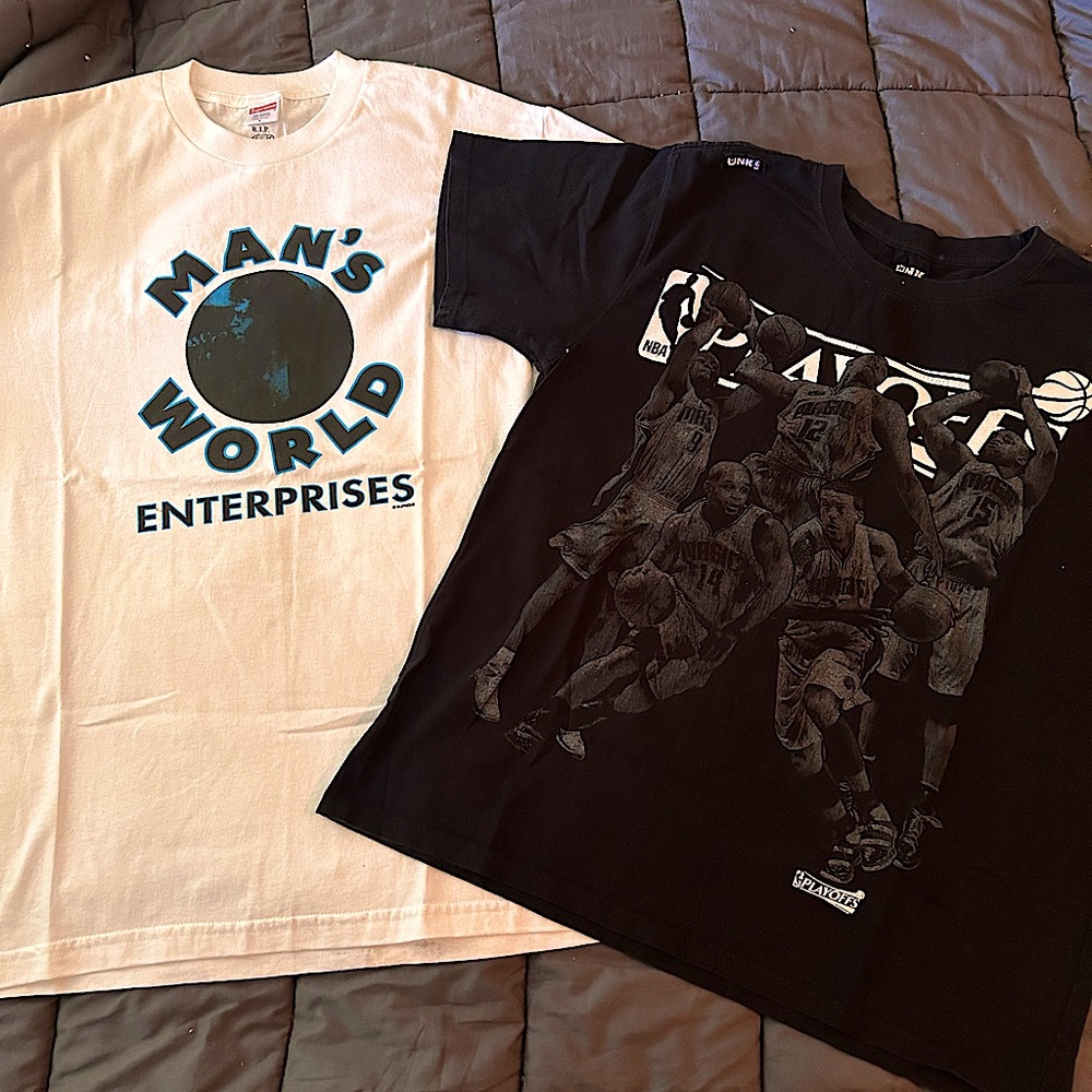Supreme and nba shirt bundle